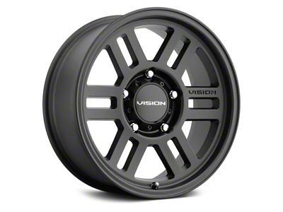 Vision Off-Road Manx 2 Overland Satin Black 6-Lug Wheel; 17x9; 0mm Offset (22-25 Bronco Raptor)