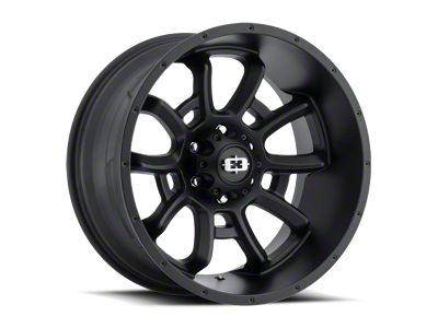 Vision Off-Road Bomb Satin Black 6-Lug Wheel; 20x9; 12mm Offset (22-25 Bronco Raptor)