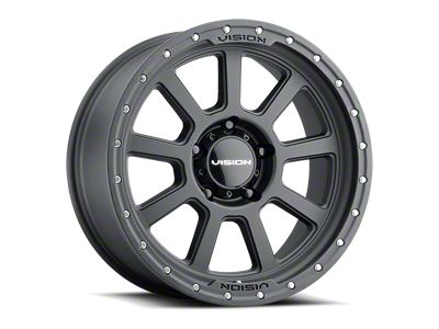 Vision Off-Road Ojos Satin Black 6-Lug Wheel; 20x9; 12mm Offset (22-25 Bronco Raptor)