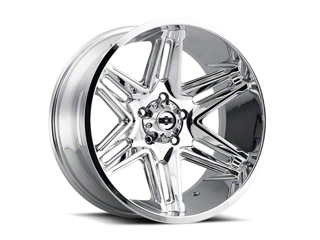 Vision Off-Road Bronco Razor Chrome 6-Lug Wheel; 24x12; -51mm Offset ...