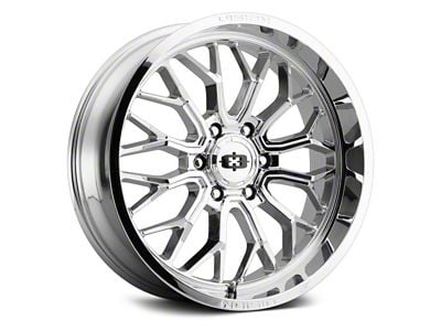 Vision Off-Road Riot Chrome 6-Lug Wheel; 22x10; -19mm Offset (21-25 Bronco, Excluding Raptor)