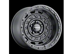 Vision Off-Road Tactical Thrashed Gunmetal 6-Lug Wheel; 18x9.5; -18mm Offset (22-26 Bronco Raptor)