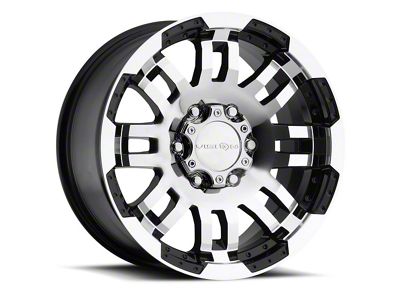 Vision Off-Road Warrior Gloss Black Machined 6-Lug Wheel; 16x8; 12mm Offset (22-25 Frontier)