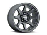 Vision Off-Road Flow Satin Black Wheel; 16x8; 0mm Offset (84-01 Jeep Cherokee XJ)