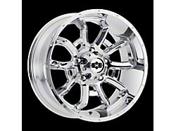Vision Off-Road Bomb Chrome Wheel; 20x9; 10mm Offset (20-26 Jeep Gladiator JT)