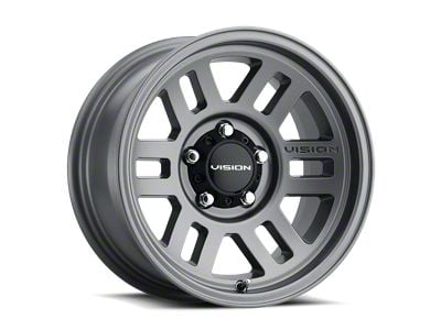 Vision Off-Road Manx 2 Overland Satin Gray Wheel; 17x9; -12mm Offset (20-25 Jeep Gladiator JT)