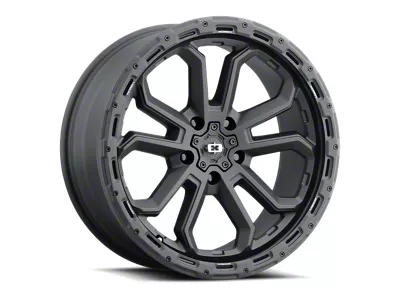 Vision Off-Road Korupt Satin Black Wheel; 20x10; -25mm Offset (22-25 Jeep Grand Cherokee WL)