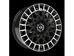 Vision Off-Road Savage Gloss Black Machined Lip Wheel; 17x8.5; -24mm Offset (99-04 Jeep Grand Cherokee WJ)