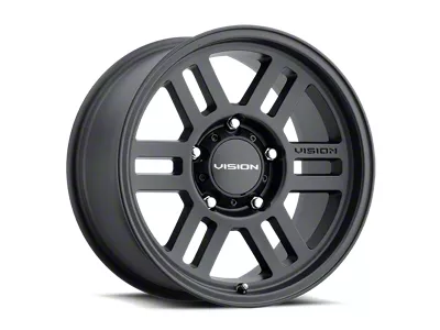 Vision Off-Road Manx 2 Overland Satin Black Wheel; 16x8; 0mm Offset (11-21 Jeep Grand Cherokee WK2)