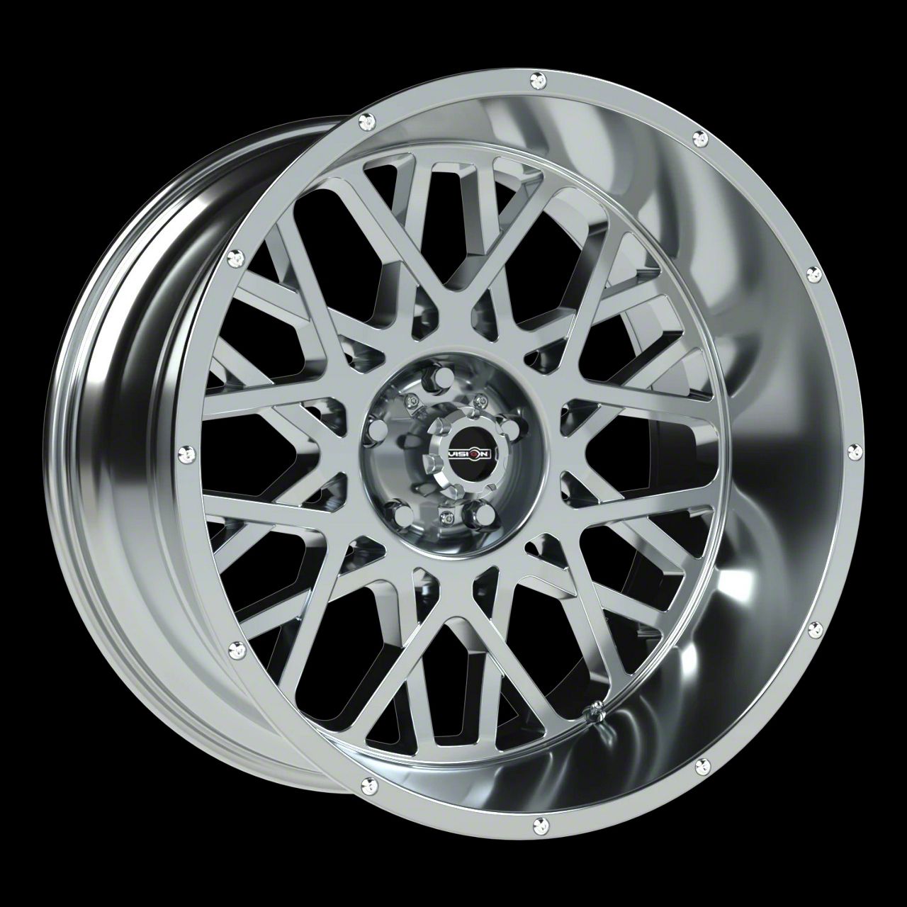 Vision Off-Road Jeep Grand Cherokee Rocker Chrome Wheel; 18x9; 12mm ...