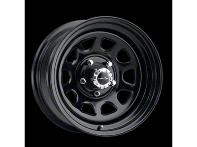 Vision Steel D Window Gloss Black Wheel; 16x7; 0mm Offset (07-18 Jeep Wrangler JK)
