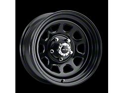 Vision Steel D Window Gloss Black Wheel; 16x8; -12mm Offset (07-18 Jeep Wrangler JK)