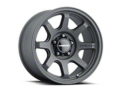 Vision Off-Road Flow Satin Black Wheel; 16x8; 0mm Offset (07-18 Jeep Wrangler JK)