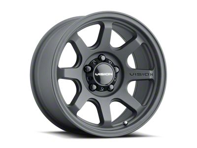 Vision Off-Road Flow Satin Black Wheel; 16x8; 0mm Offset (76-86 Jeep CJ7)