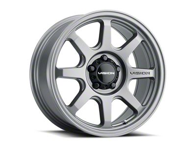 Vision Off-Road Flow Satin Grey Wheel; 16x8; 0mm Offset (07-18 Jeep Wrangler JK)