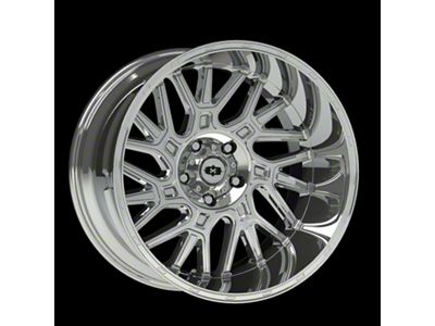Vision Off-Road Brawl Chrome Wheel; 22x10; -19mm Offset (07-18 Jeep Wrangler JK)