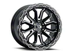 Vision Off-Road Korupt Gloss Black Milled Spoke Wheel; 17x9; -12mm Offset (07-18 Jeep Wrangler JK)