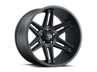 Vision Off-Road Razor Satin Black Wheel; 24x12; -51mm Offset (07-18 Jeep Wrangler JK)