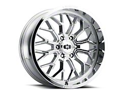 Vision Off-Road Riot Chrome Wheel; 18x9; 12mm Offset (07-18 Jeep Wrangler JK)