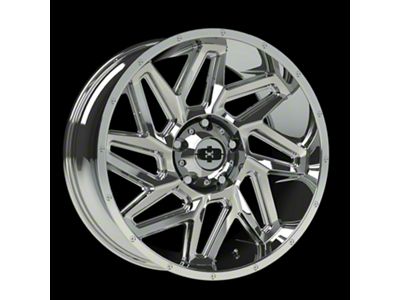Vision Off-Road Spyder Chrome Wheel; 22x12; -51mm Offset (07-18 Jeep Wrangler JK)