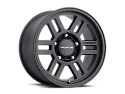 Vision Off-Road Manx 2 Overland Satin Black Wheel; 16x8; 0mm Offset (18-25 Jeep Wrangler JL)