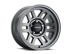 Vision Off-Road Manx 2 Overland Satin Grey Wheel; 17x9; 20mm Offset (18-25 Jeep Wrangler JL)