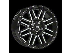 Vision Off-Road Nexus Gloss Black Machined Face Wheel; 16x8; 0mm Offset (07-18 Jeep Wrangler JK)