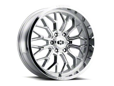 Vision Off-Road Riot Chrome Wheel; 18x9; 12mm Offset (18-25 Jeep Wrangler JL)