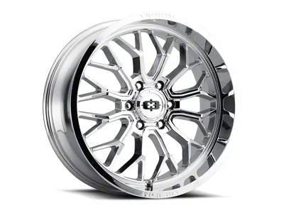 Vision Off-Road Riot Chrome Wheel; 18x9; 12mm Offset (76-86 Jeep CJ7)