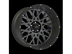 Vision Off-Road Rocker Anthracite with Satin Black Lip Wheel; 18x9; 12mm Offset (18-26 Jeep Wrangler JL)