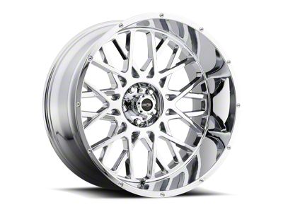 Vision Off-Road Rockr Chrome Wheel; 20x9; 12mm Offset (76-86 Jeep CJ7)