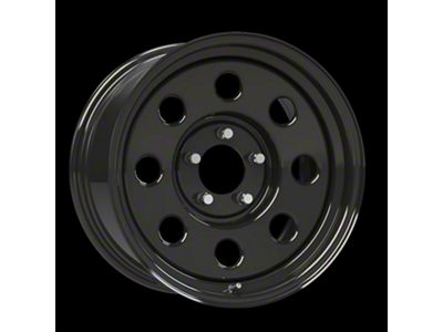 Vision Steel Soft 8 Gloss Black Wheel; 16x8; -12mm Offset (07-18 Jeep Wrangler JK)