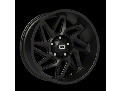Vision Off-Road Spyder Satin Black Wheel; 18x9; 12mm Offset (18-26 Jeep Wrangler JL)