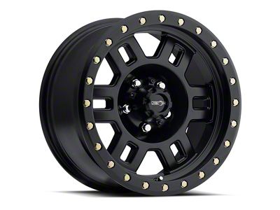 Vision Off-Road Manx Matte Black Wheel; 15x8; -19mm Offset (87-95 Jeep Wrangler YJ)