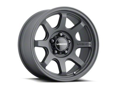 Vision Off-Road Flow Satin Black 6-Lug Wheel; 16x8; 0mm Offset (16-23 Tacoma)