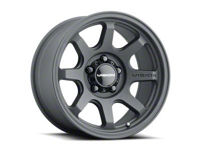 Vision Off-Road Flow Satin Black 5-Lug Wheel; 17x8; 30mm Offset (05-15 Tacoma)