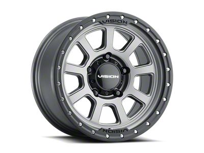 Vision Off-Road Ojos Satin Grey 6-Lug Wheel; 20x9; 12mm Offset (24-25 Tacoma)