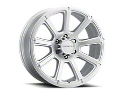 Vision Off-Road Turbine Winter Paint-Silver 6-Lug Wheel; 16x8; 0mm Offset (16-23 Tacoma)