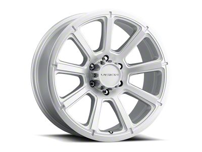 Vision Off-Road Turbine Winter Paint-Silver 6-Lug Wheel; 16x8; 0mm Offset (16-23 Tacoma)