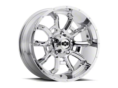 Vision Off-Road Bomb Chrome 6-Lug Wheel; 20x12; -51mm Offset (17-24 Titan)