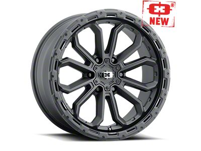 Vision Off-Road Korupt Satin Black 6-Lug Wheel; 20x10; -25mm Offset (17-24 Titan)