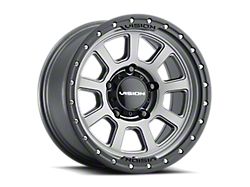 Vision Off-Road Ojos Satin Grey 6-Lug Wheel; 20x9; 12mm Offset (17-24 Titan)