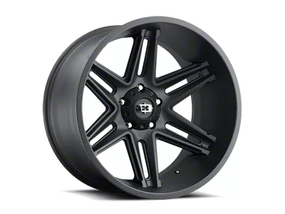 Vision Off-Road Razor Satin Black 6-Lug Wheel; 20x12; -51mm Offset (17-24 Titan)