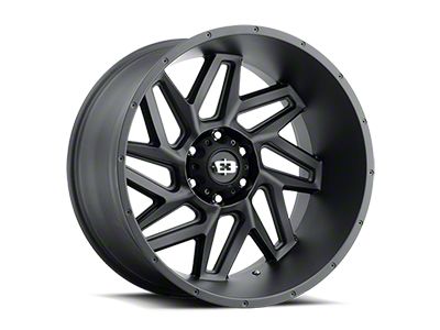 Vision Off-Road Spyder Satin Black 6-Lug Wheel; 20x10; -25mm Offset (17-24 Titan)