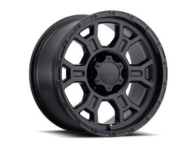 Vision Off-Road Raptor Matte Black 6-Lug Wheel; 18x9.5; -12mm Offset (16-24 Titan XD)