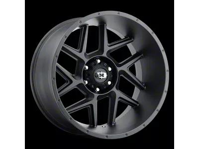 Vision Off-Road Sliver Chrome 6-Lug Wheel; 24x12; -57mm Offset (16-24 Titan XD)