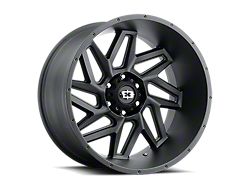Vision Off-Road Spyder Satin Black 6-Lug Wheel; 20x10; -25mm Offset (16-24 Titan XD)