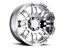 Vision Off-Road Warrior Chrome 6-Lug Wheel; 20x9; 30mm Offset (16-24 Titan XD)