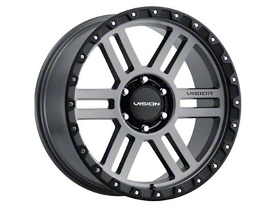 Vision Off-Road Manx 2 Satin Gray 6-Lug Wheel; 18x9; -12mm Offset (22-25 Tundra)