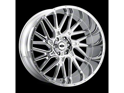 Vision Off-Road Brawl Chrome 6-Lug Wheel; 24x12; -51mm Offset (22-26 Tundra)
